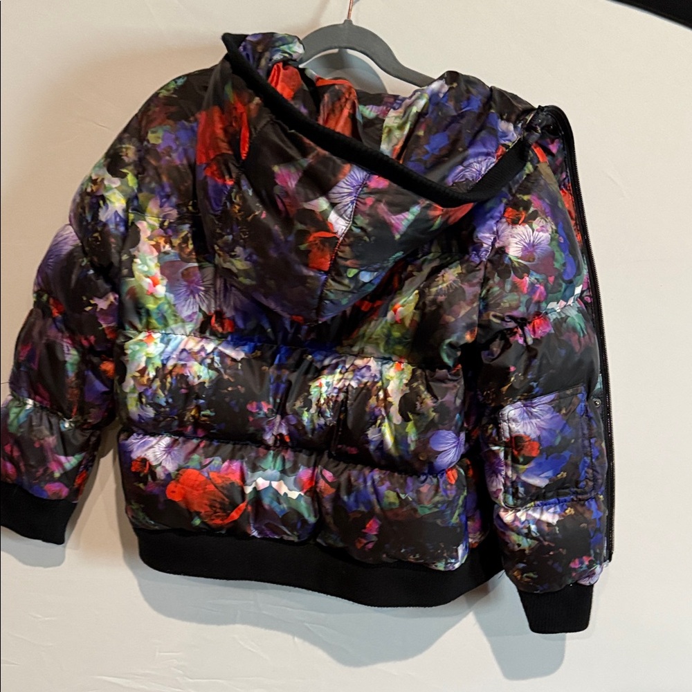 Appaman Floral Puffer Jacket with Hood - Picture 9 of 9
